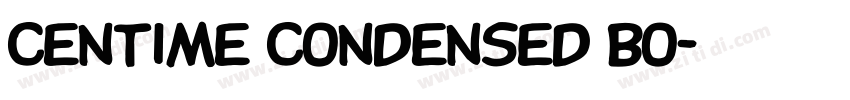 centime condensed bo字体转换